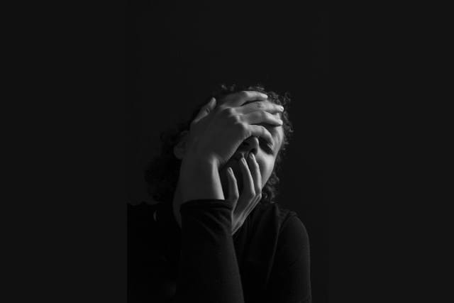 Picture of person suffering